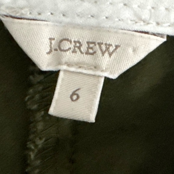 J. Crew Bennet Chino Straight Trousers Women’s Sz 6 Regular Preppy Olive Pants - Picture 7 of 11